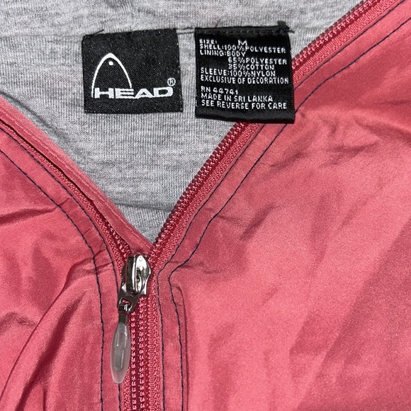 Vintage Head Wind Suit, Fully Lined, Hooded, Pockets, Size: Medium - Picture 9 of 16